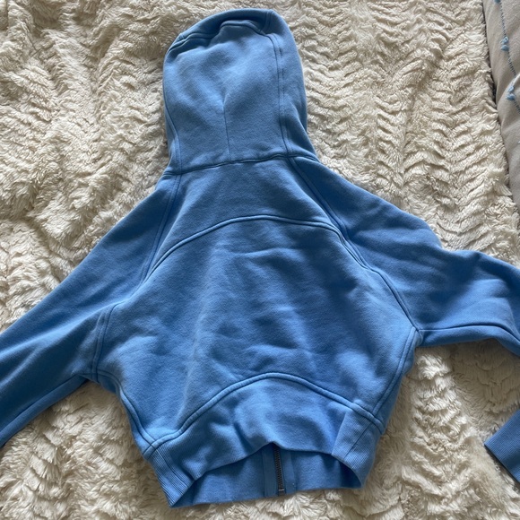 Lululemon scuba full-zip cropped hoodie sinatra blue - Picture 4 of 4